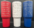 Declaration of Independence Tumbler - 40oz Insulated beverage cup