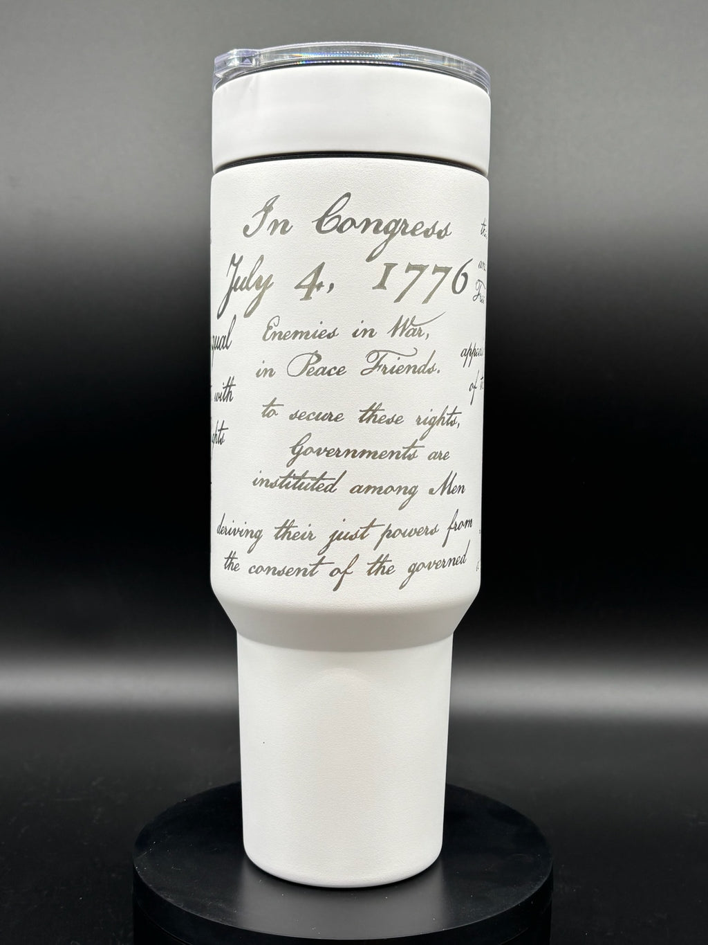 Declaration of Independence Tumbler - 40oz Insulated Beverage Cup