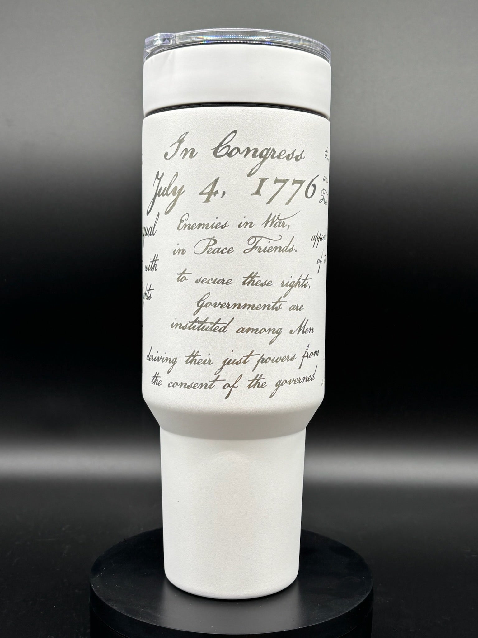 Declaration of Independence Tumbler - 40oz Insulated Beverage Cup