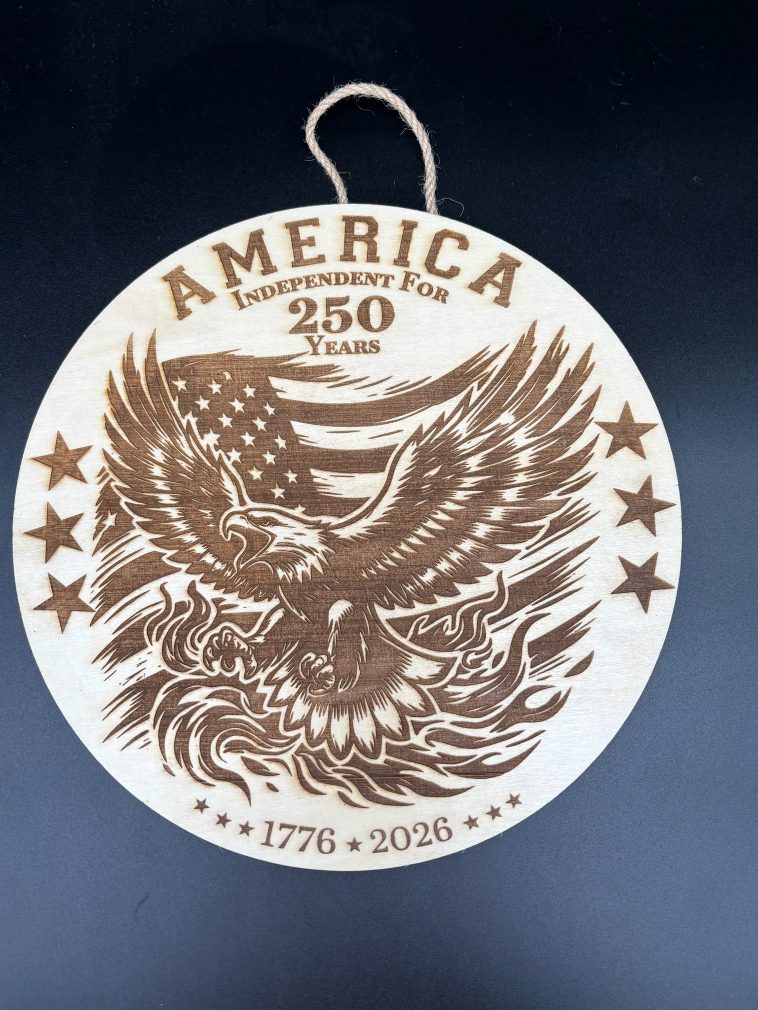 America 250 Plaque- Flying Eagle