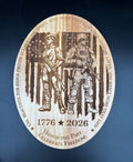 America 250 Plaque- Hero's Proved