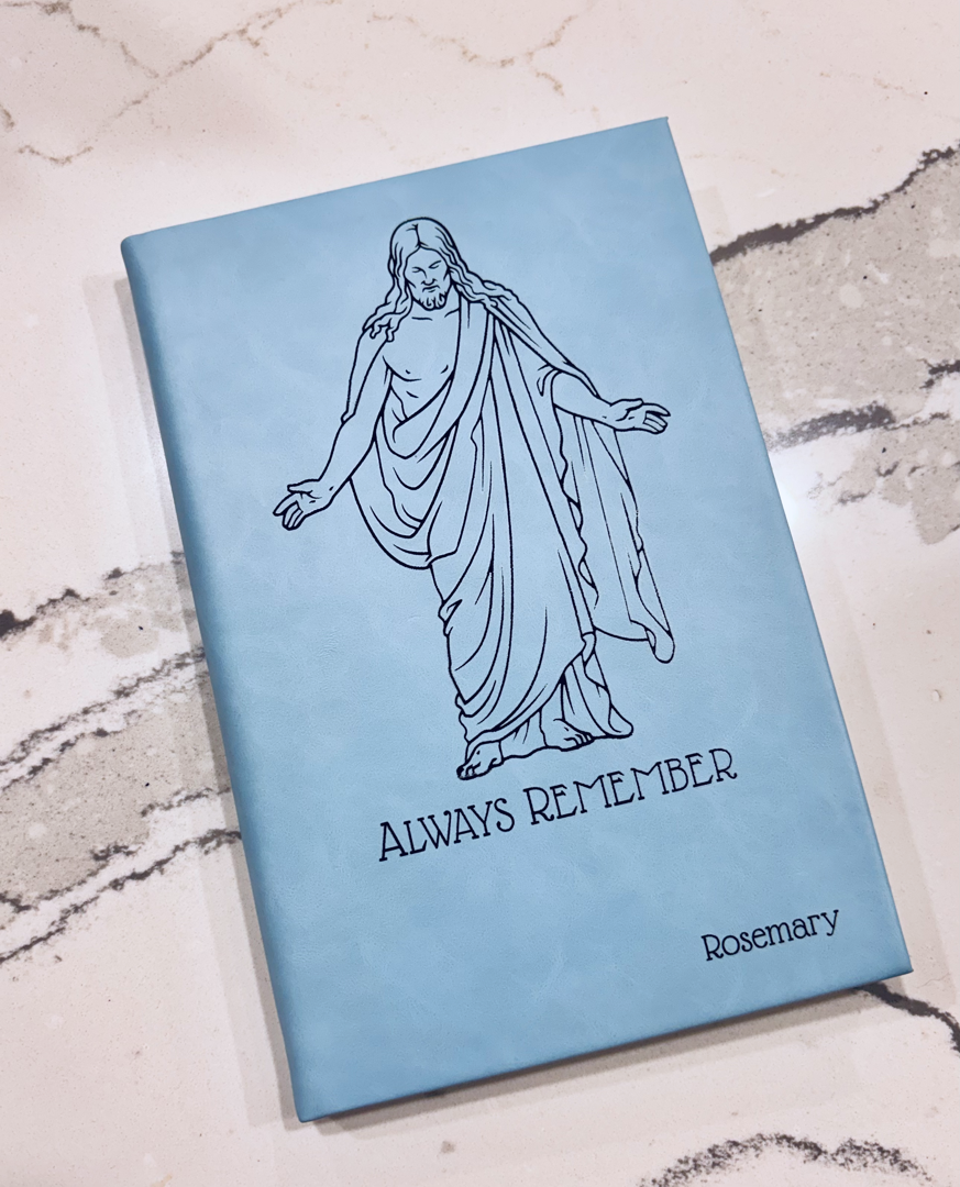Journal with Engraving of Christ