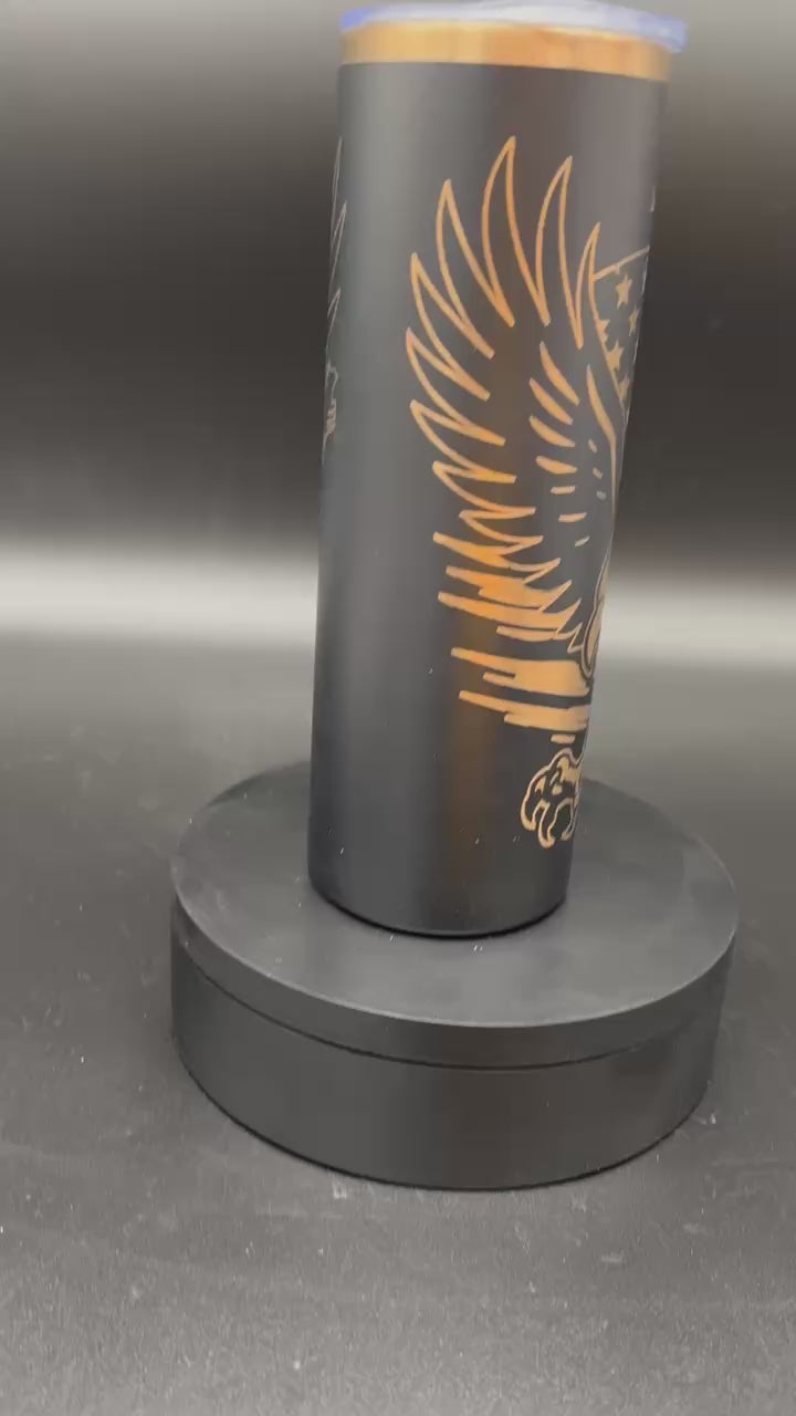 Patrotic 20 oz Tumbler- Life, Liberty and the Pursuit of Happiness